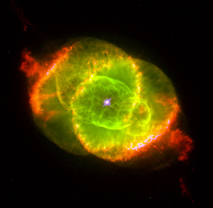 cat's eye nebula, a vibrant object in deep space