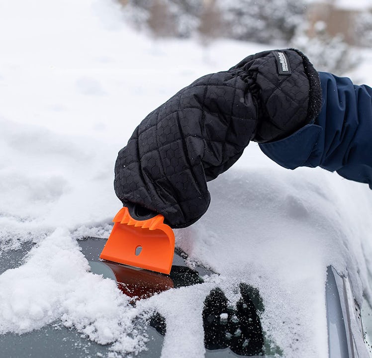 BIRDROCK HOME Ice Scraper Mitt