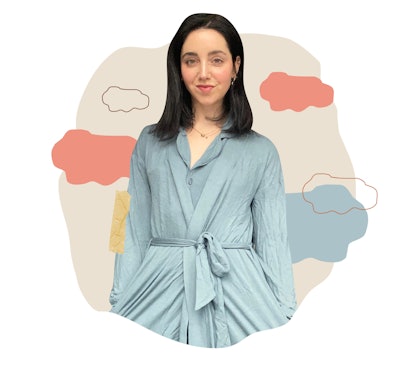 Rachel Lapidos reviews Skims robe and pajamas from the sleep collection.
