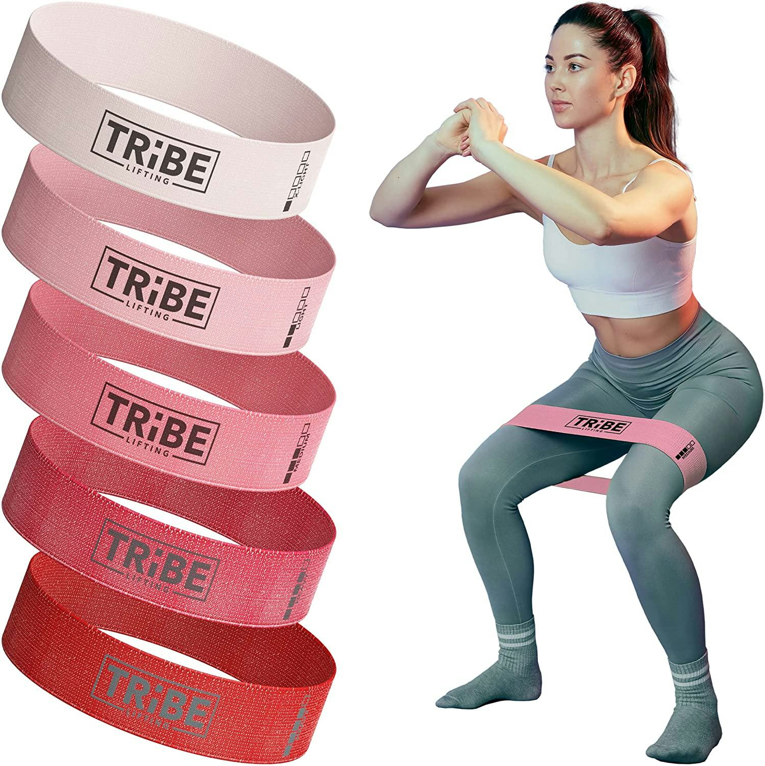 Tribe Lifting Fabric Resistance Bands (Set of 5)