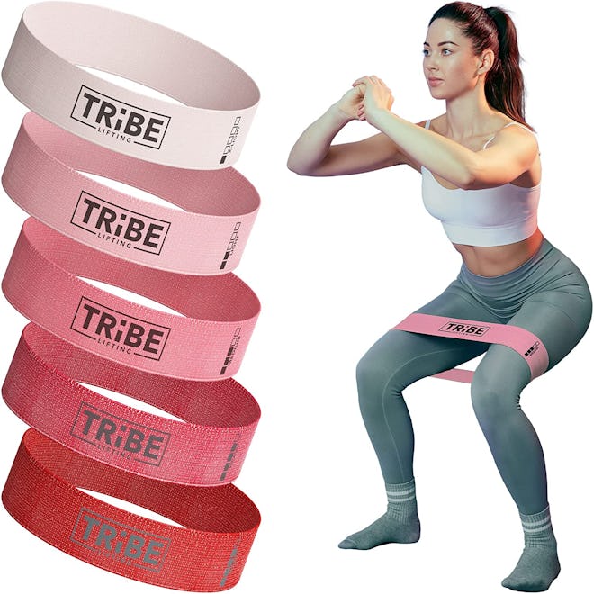 Tribe Lifting Fabric Resistance Bands (Set of 5)