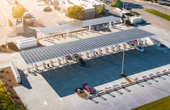 Tesla Supercharger Station