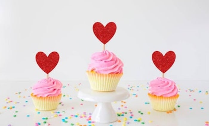 valentine cupcakes