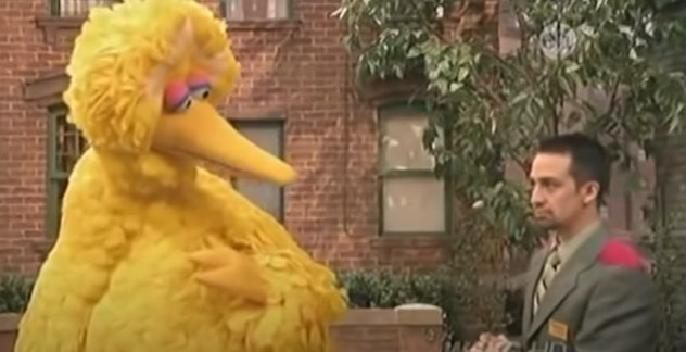 Lin-Manuel Miranda in 'Sesame Street.'