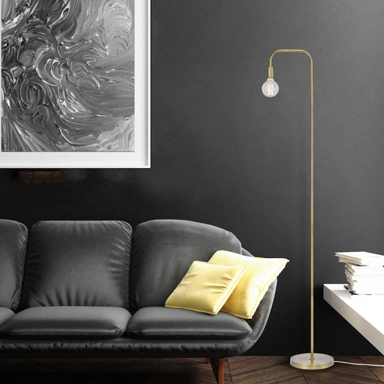 Globe Electric Holden Matte Brass Floor Lamp