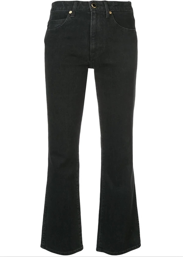 Jennifer Lopez Womens Black Capri Jeans Mid Rise 5 Pockets Plus Size 26w  for sale online