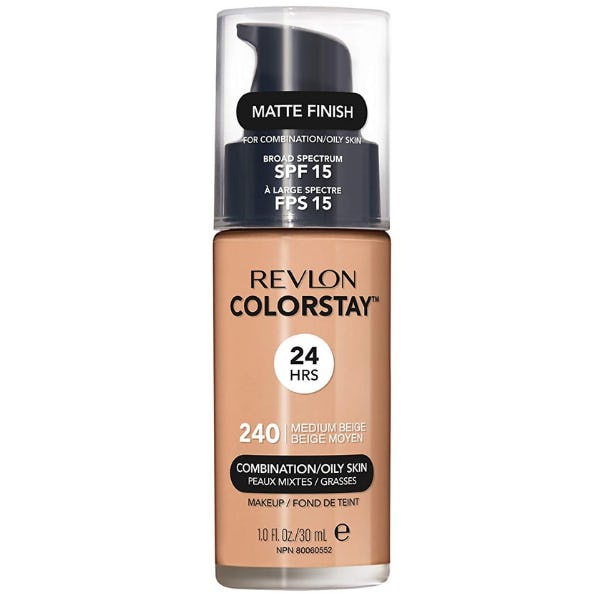 Revlon ColorStay Liquid Foundation Makeup for Combination/Oily Skin SPF 15