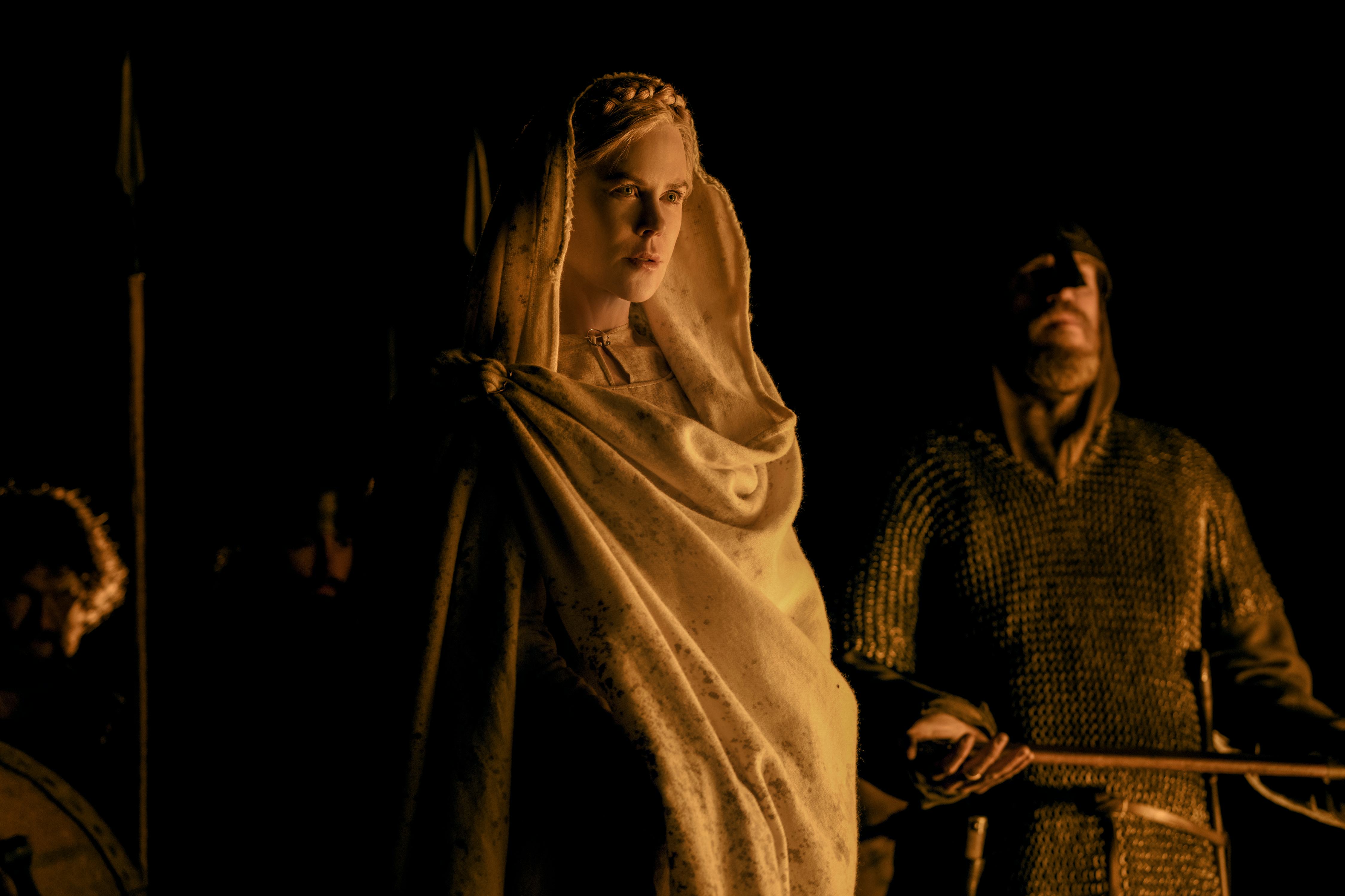Nicole Kidman stars as Queen Gudrún in director Robert Eggers’ Viking epic &lsquo;The Northman.'