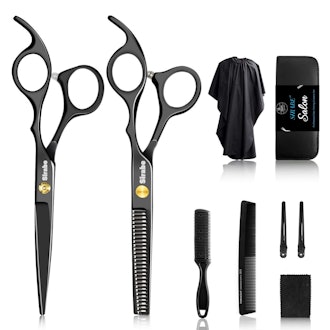 Sirabe Professional Hair Cutting Scissors Set (10 Pieces)