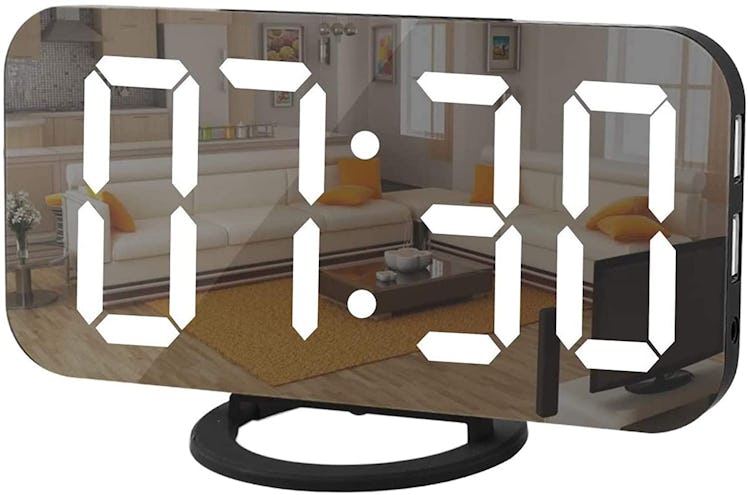 SZELAM Mirror Surface Digital Clock