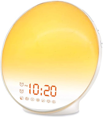 JALL Wake Up Light Sunrise Alarm Clock 
