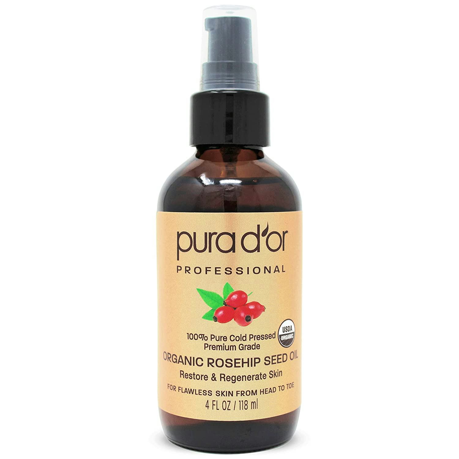 PURA D&rsquo;OR Organic Rosehip Seed Oil