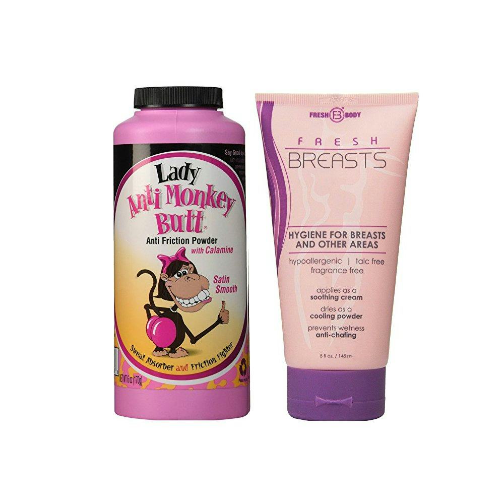 Fresh Body FB Lady Anti-Monkey Butt Powder &amp; Fresh Breasts Lotion