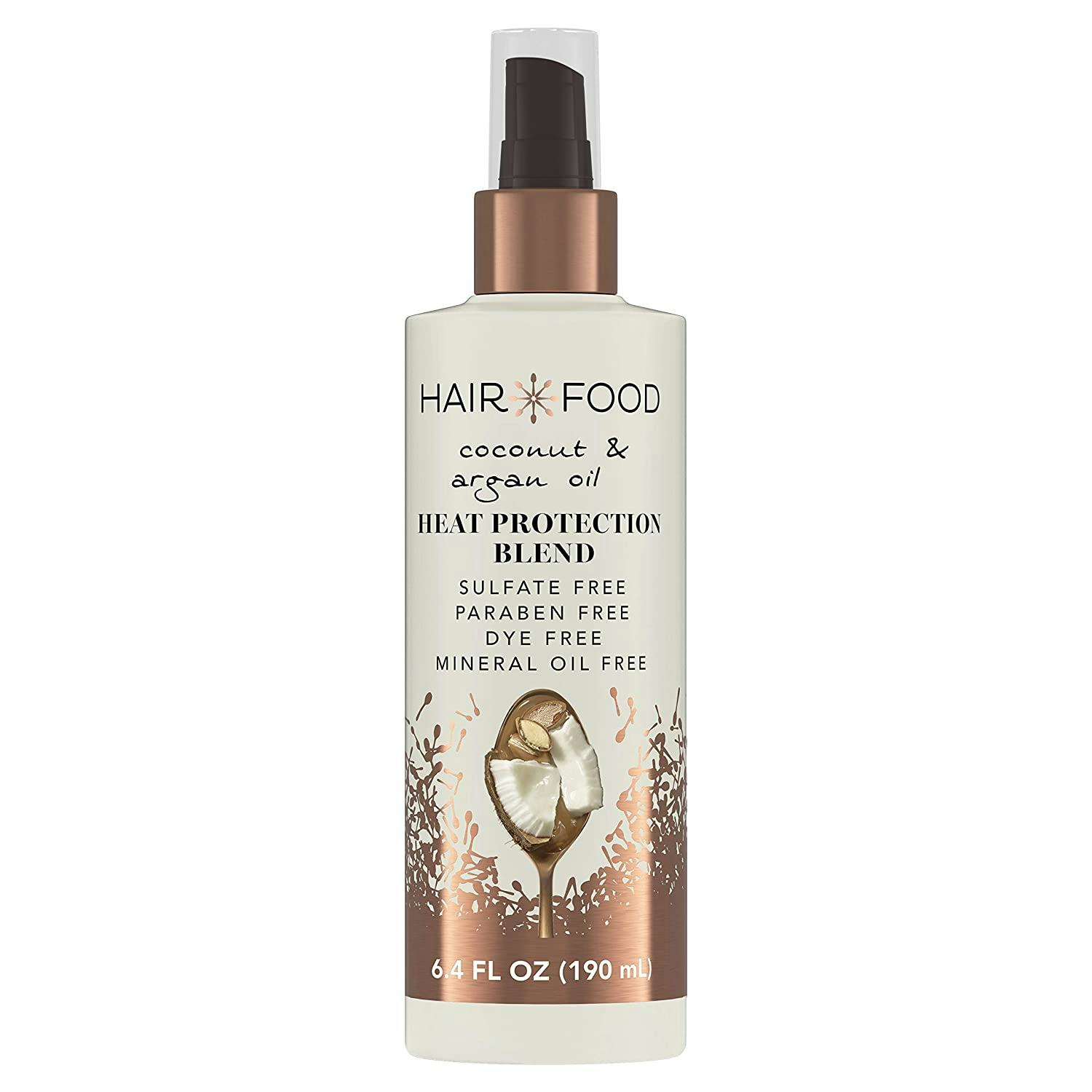 Hair Food Coconut &amp; Argan Oil Heat Protectant Spray Blend