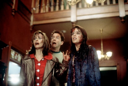 Sidney Prescott and Gale Weathers in Scream.