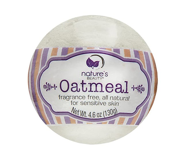 Nature’s Beauty Fragrance-Free Oatmeal Bath Bomb  