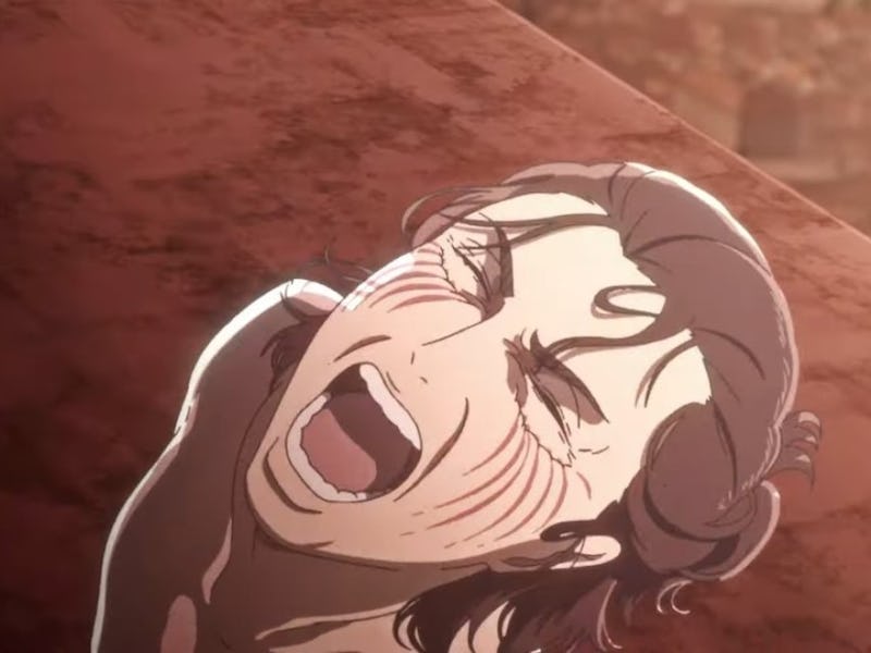 An insert from 'Attack on Titan' Season 4 Part 2 Episode 2