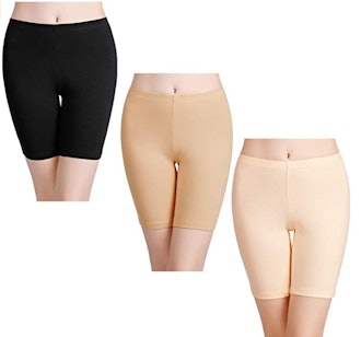 Wirarpa Anti-Chafing Cotton Shorts (3-Pack)