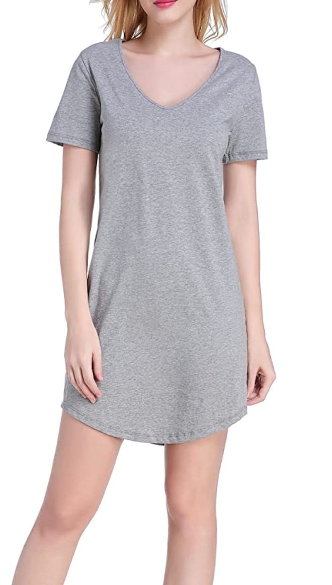 Chamllymers V-Neck Sleep Shirt