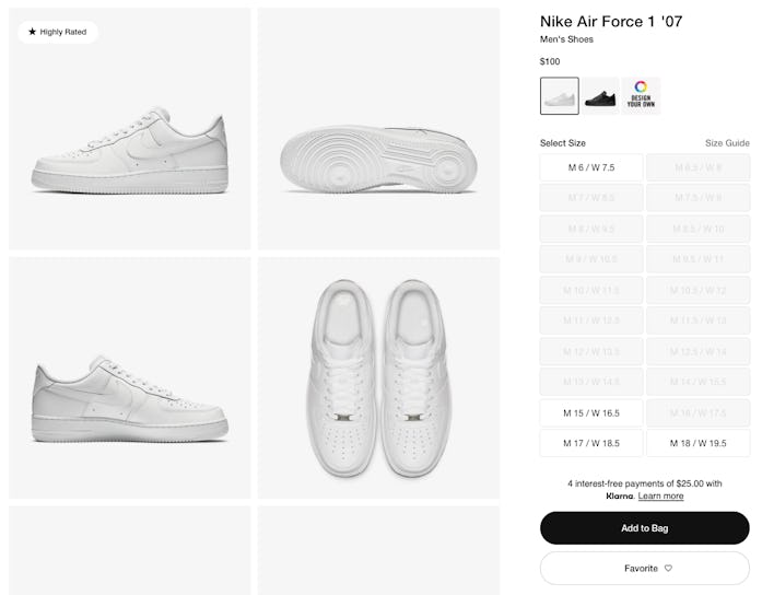 Nike s iconic Air Force 1 sneaker is getting more expensive in 2022