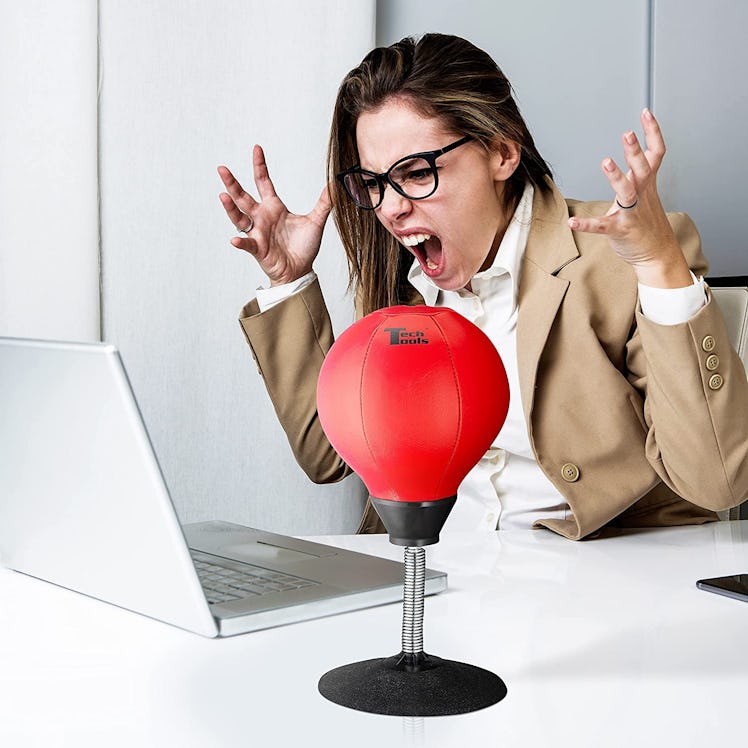 Tech Tools Stress Buster Desktop Punching Bag