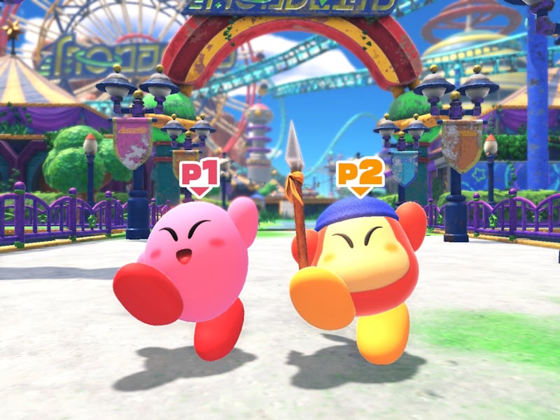 kirby and the forgotten land co op screenshot