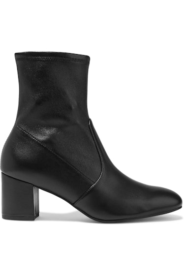 Stuart Weitzman Siggy 60 Stretch-Leather Ankle Boots