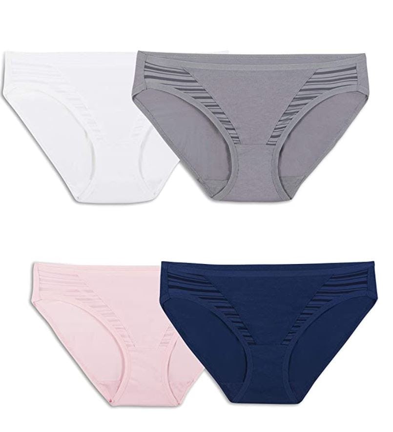 Fruit of the Loom Coolblend Moisture Wicking Panties (4-Pack)