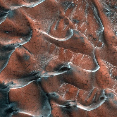 Frosty NASA dunes