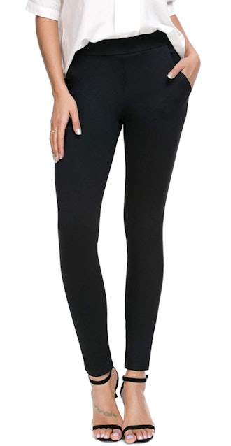 Bamans Slim-Fit Stretch Yoga Dress Pants