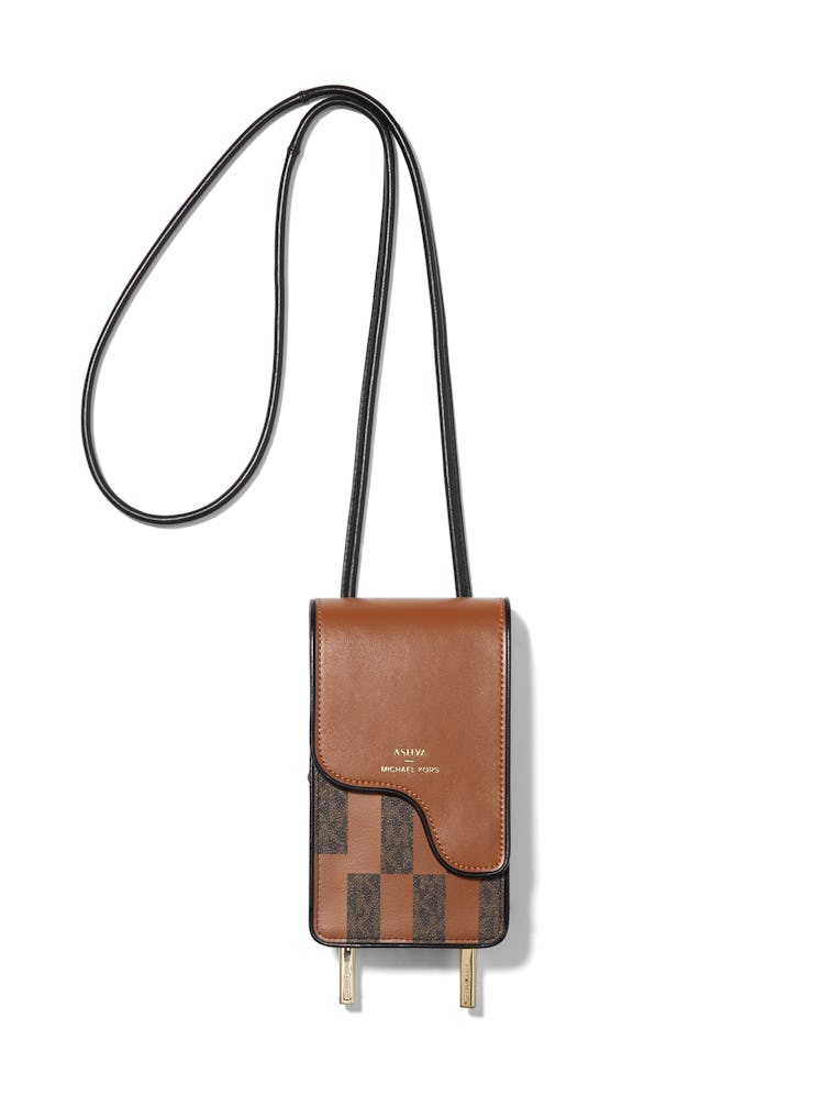 ASHYA x Michael Kors brown Bolo bag.