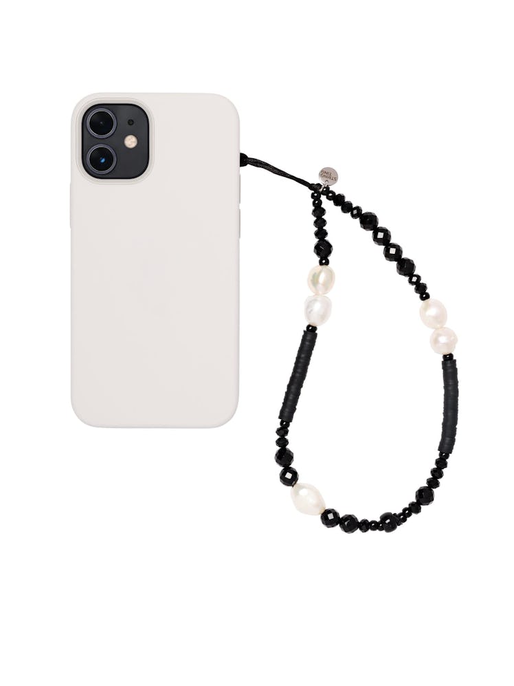 Dinner Date in Freshwater Pearl Wristlet Phone Strap String Ting