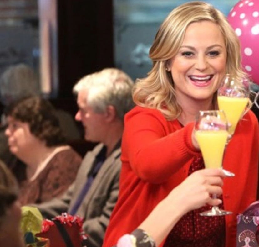 Amy Poehler celebrates Galentine's Day on 'Parks and Recreation' like the Club Wyndham promo package...