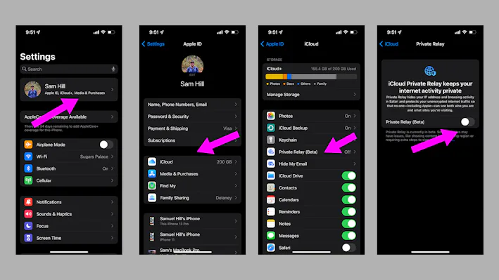How to use Apple Private Relay to block web tracking