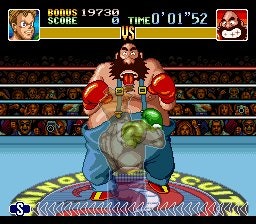 A screenshot from Super Punch Out !!!