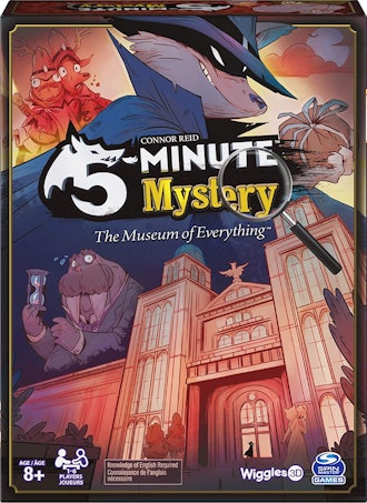 Mystery 5-Minute Mystery is a fast-paced board game like Clue.  game