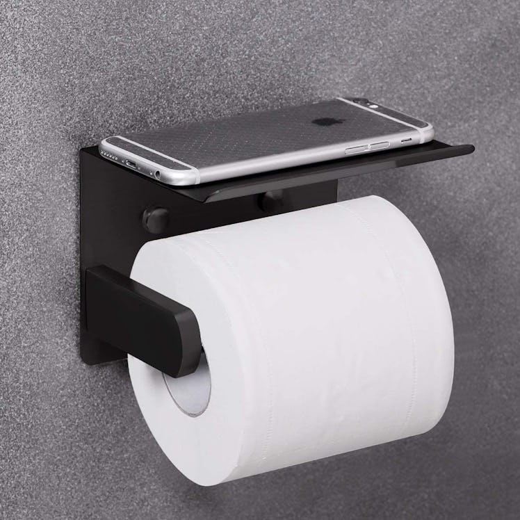 VAEHOLD Toilet Paper Holder With Phone Shelf