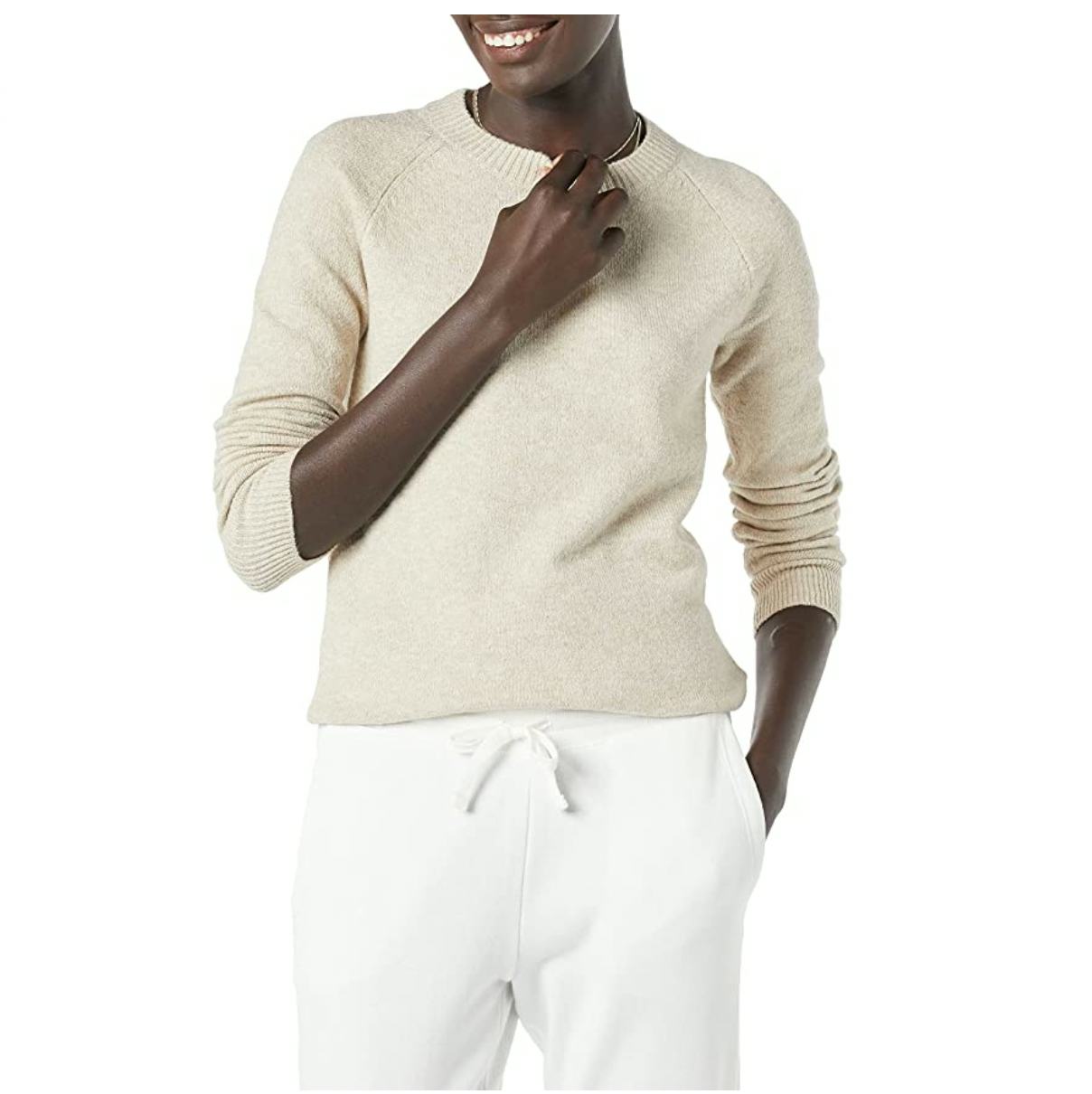 Amazon Essentials Classic-Fit Soft-Touch Long-Sleeve Crewneck Sweater