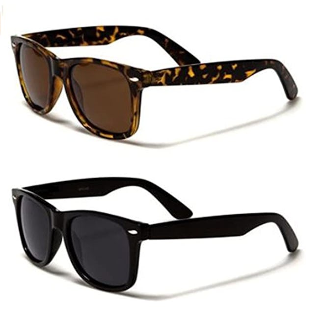 Retro Rewind Classic Polarized Sunglasses (2-Pack)