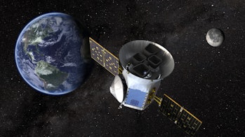 NASA TESS satellite illustration