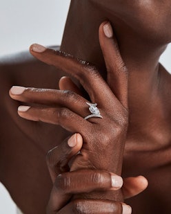 engagement ring nail polish