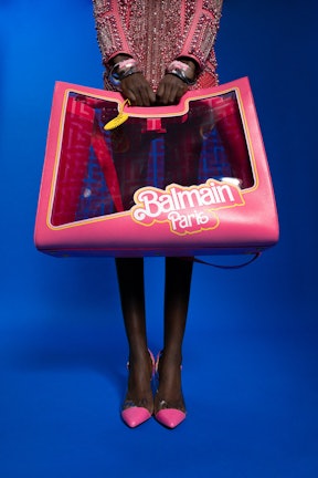 Balmain x Barbie collection lookbook.
