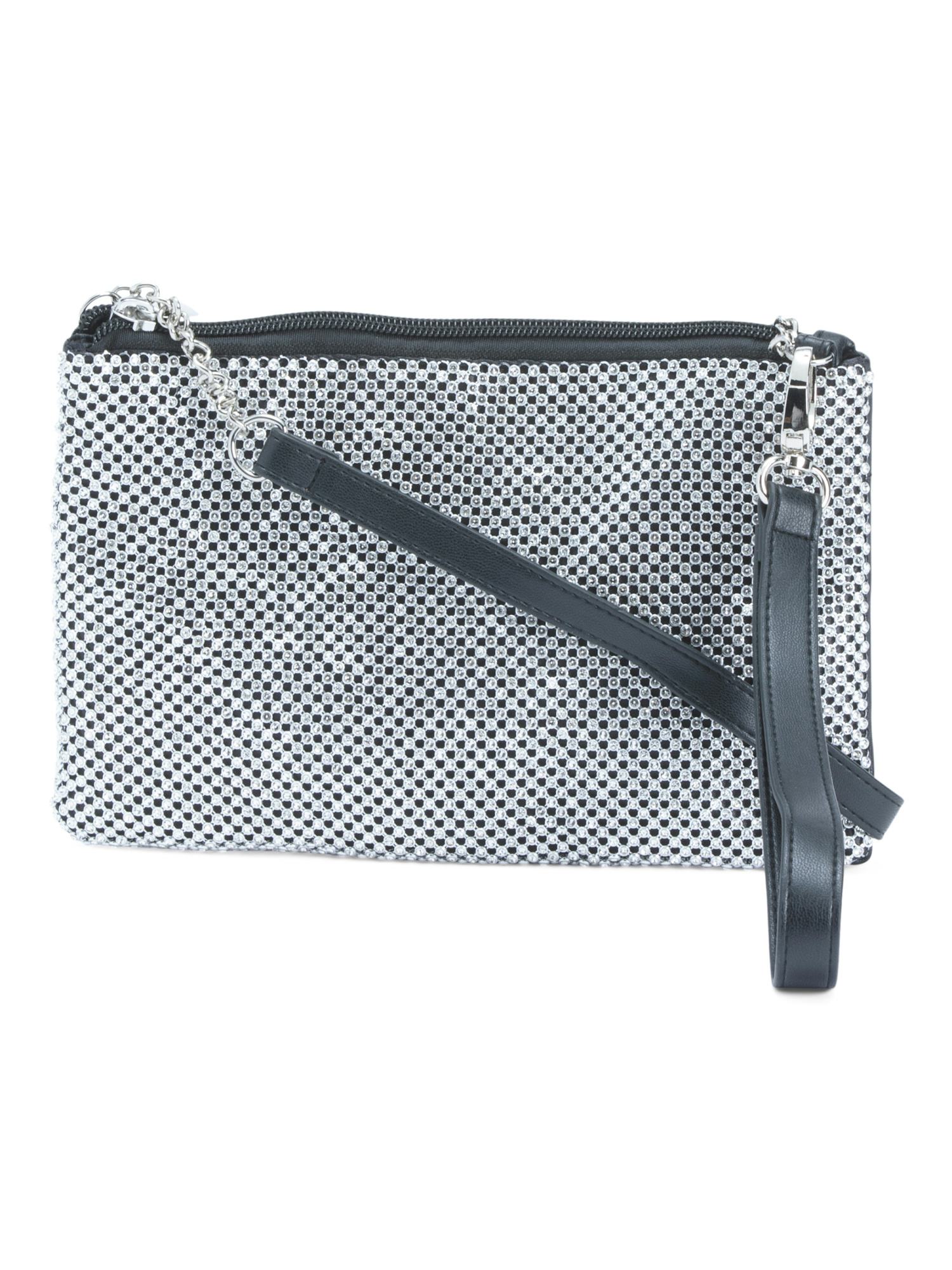 Carter Crystal Mesh Evening Bag