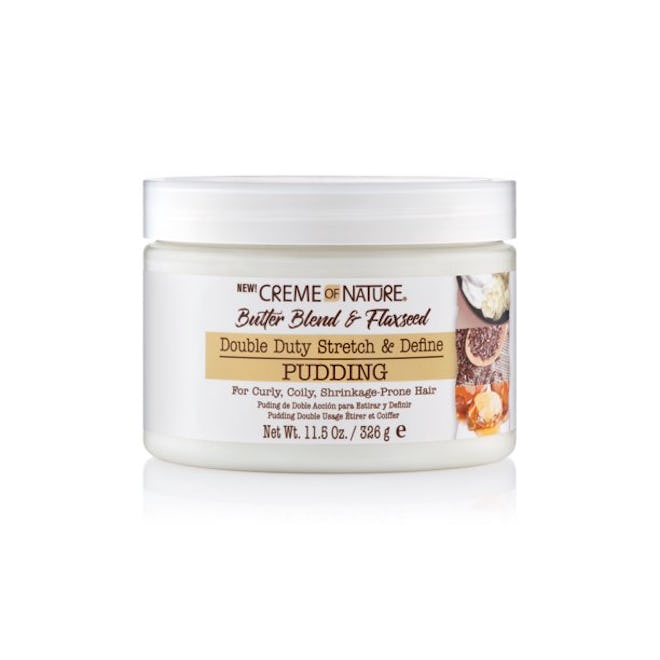 Creme of Nature Butter Blend & Flaxseed Double Duty Stretch & Define Pudding