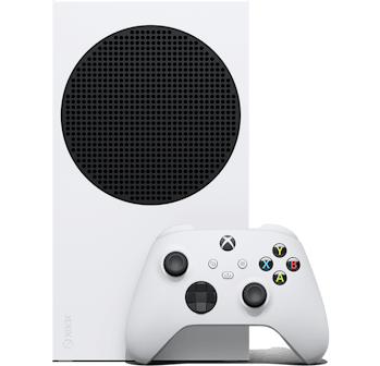 A product photo for the Xbox Series S
