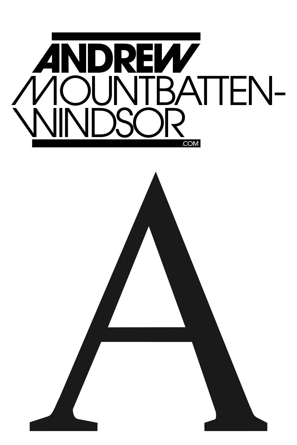 New Royal Monogram Ideas for Prince Andrew