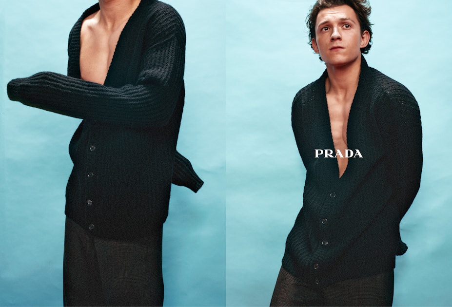Tom Holland Gets Undressed in Prada's Latest Campaign