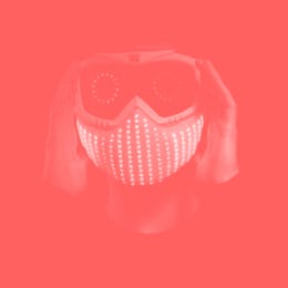Qudi smart LED mask is the must-have face mask for raves