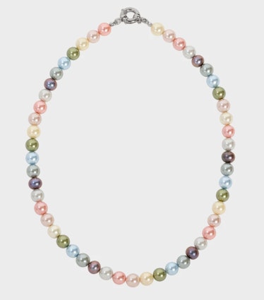 Multicolor pearl necklace