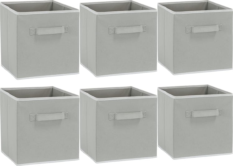 Simple Houseware Foldable Cube Storage Bin (6-Pack)